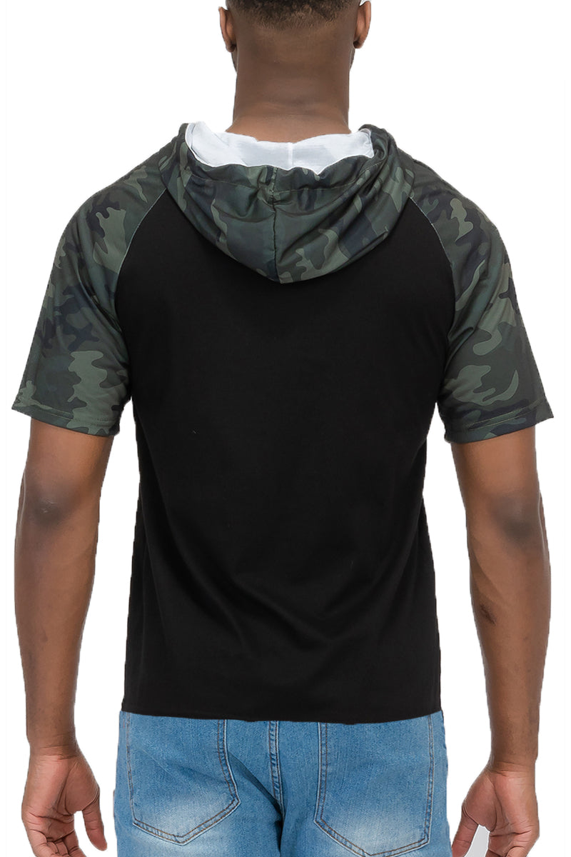 Camo Pocket Hooded Tee