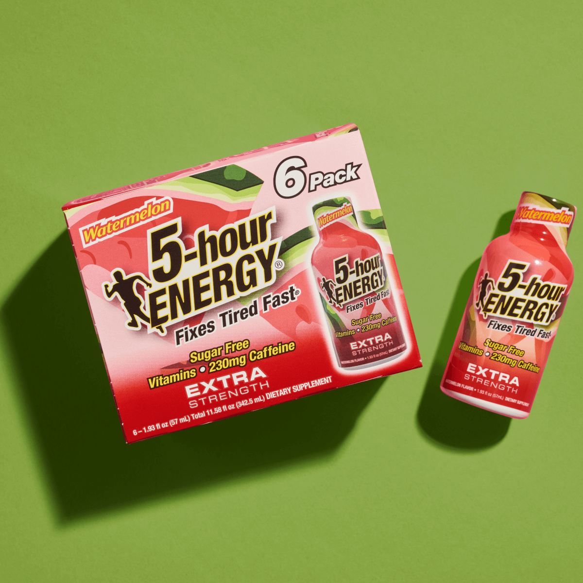 Bebidas energéticas 5-hour ENERGY de potencia extra con sabor a sandía