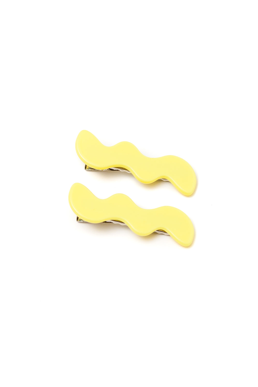 Juego de Pinzas Onduladas en Amarillo