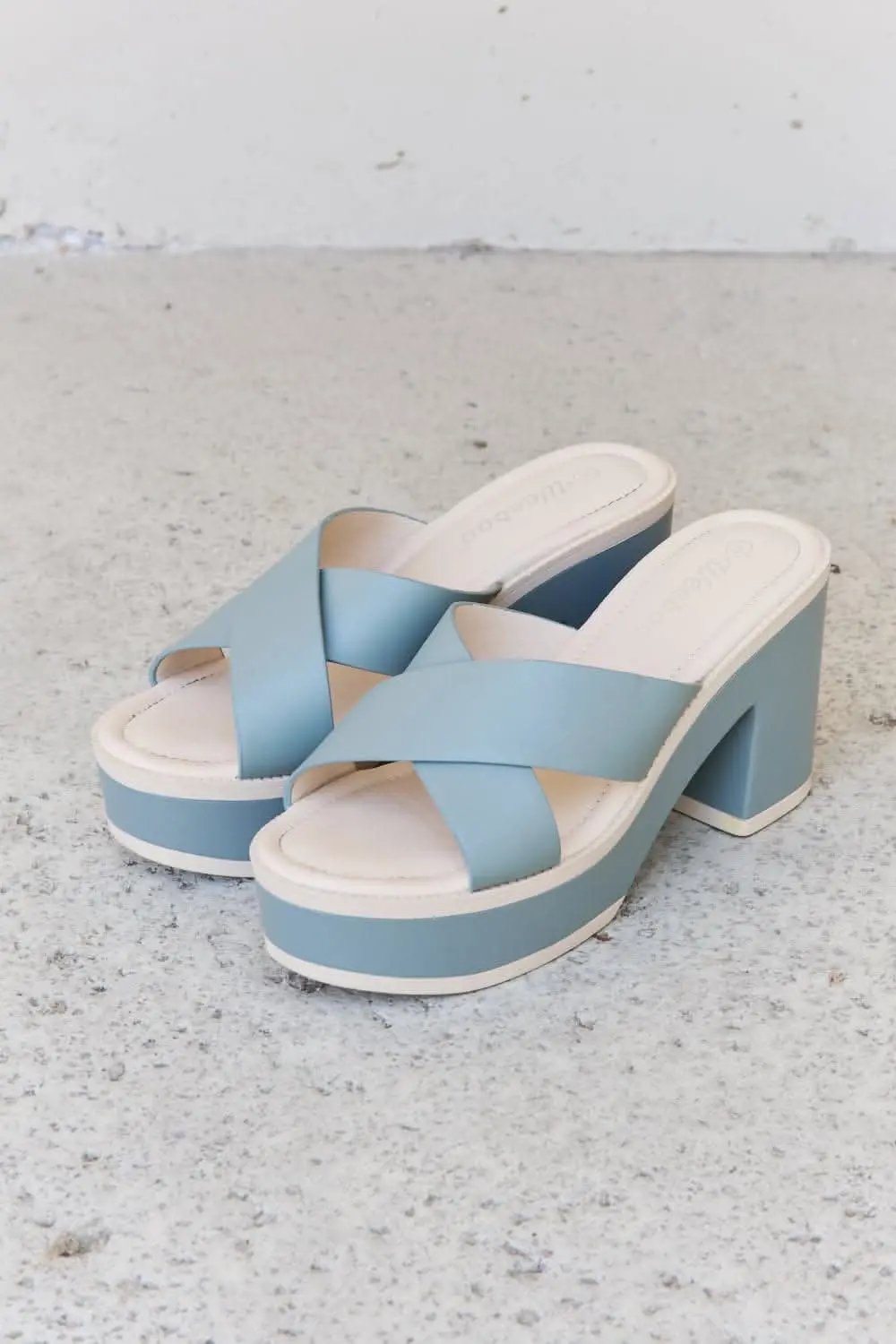 Trendsi Blue Platform Sandals Women's Summer Shoes - Comfy & Stylish