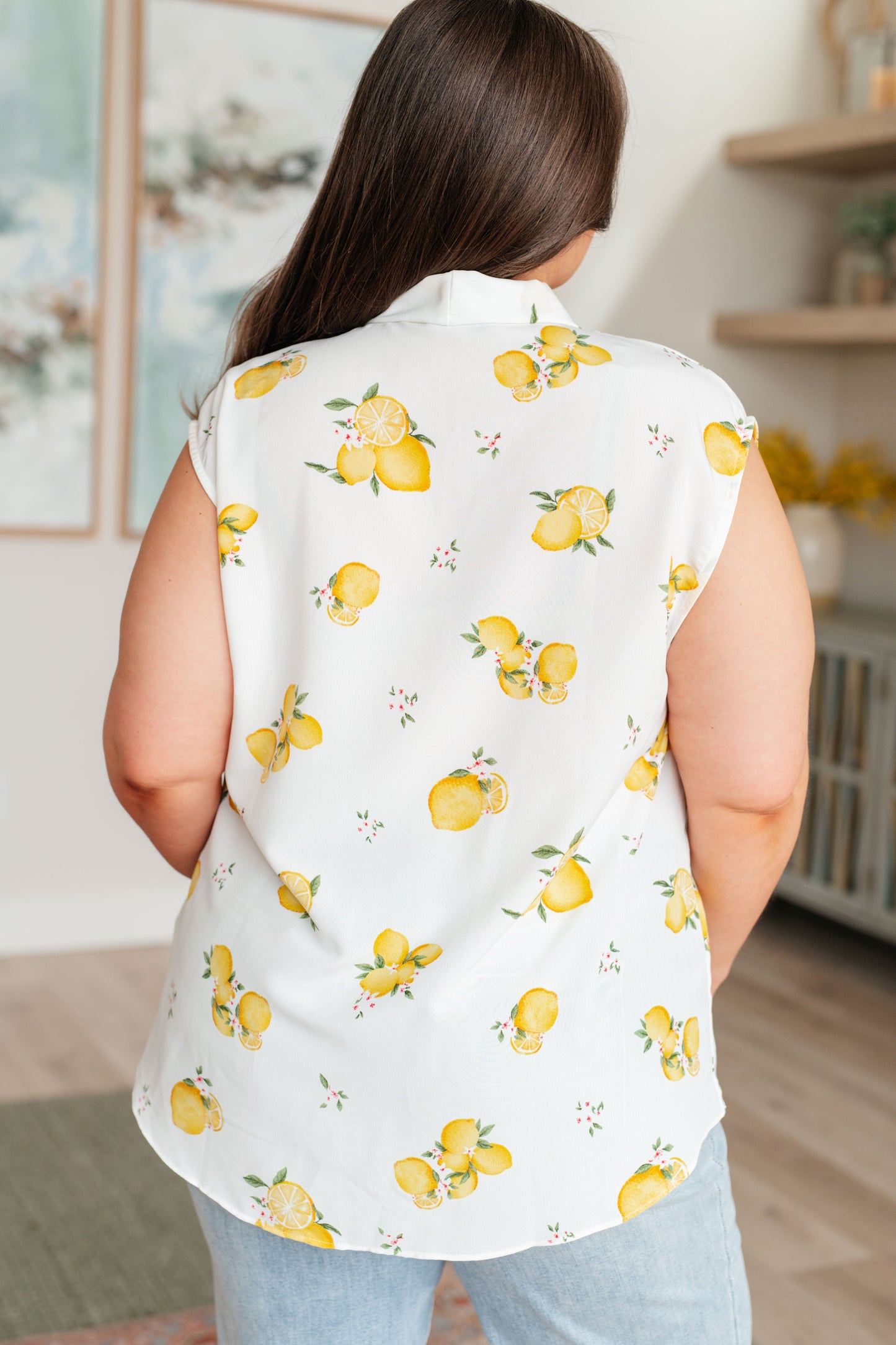 Blusa sin mangas "Cuando la vida te dé limones"