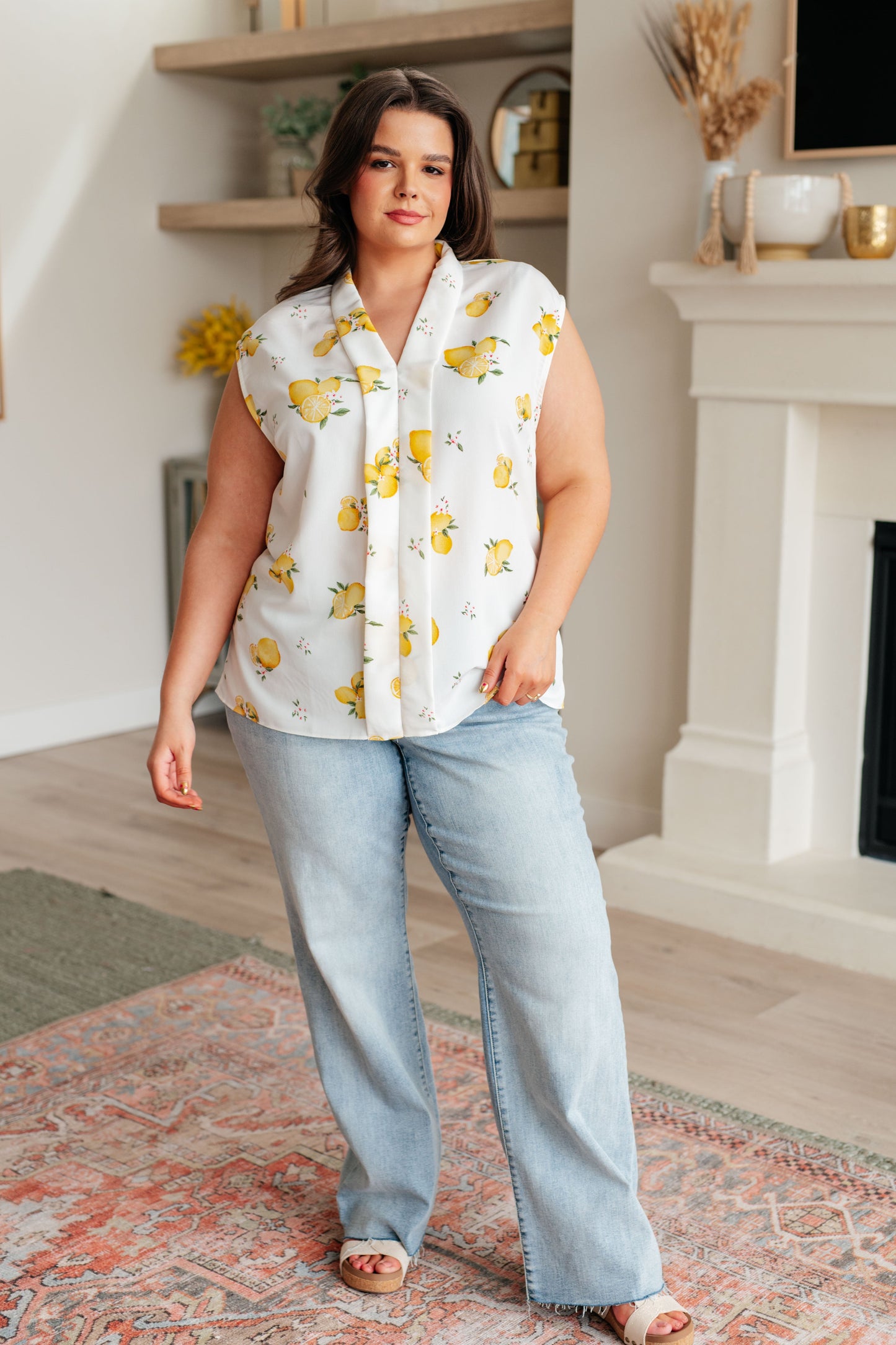 Blusa sin mangas "Cuando la vida te dé limones"