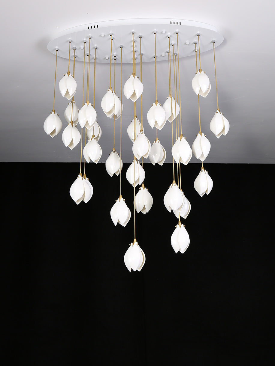 Lámpara colgante Bloom Porcelain Petals