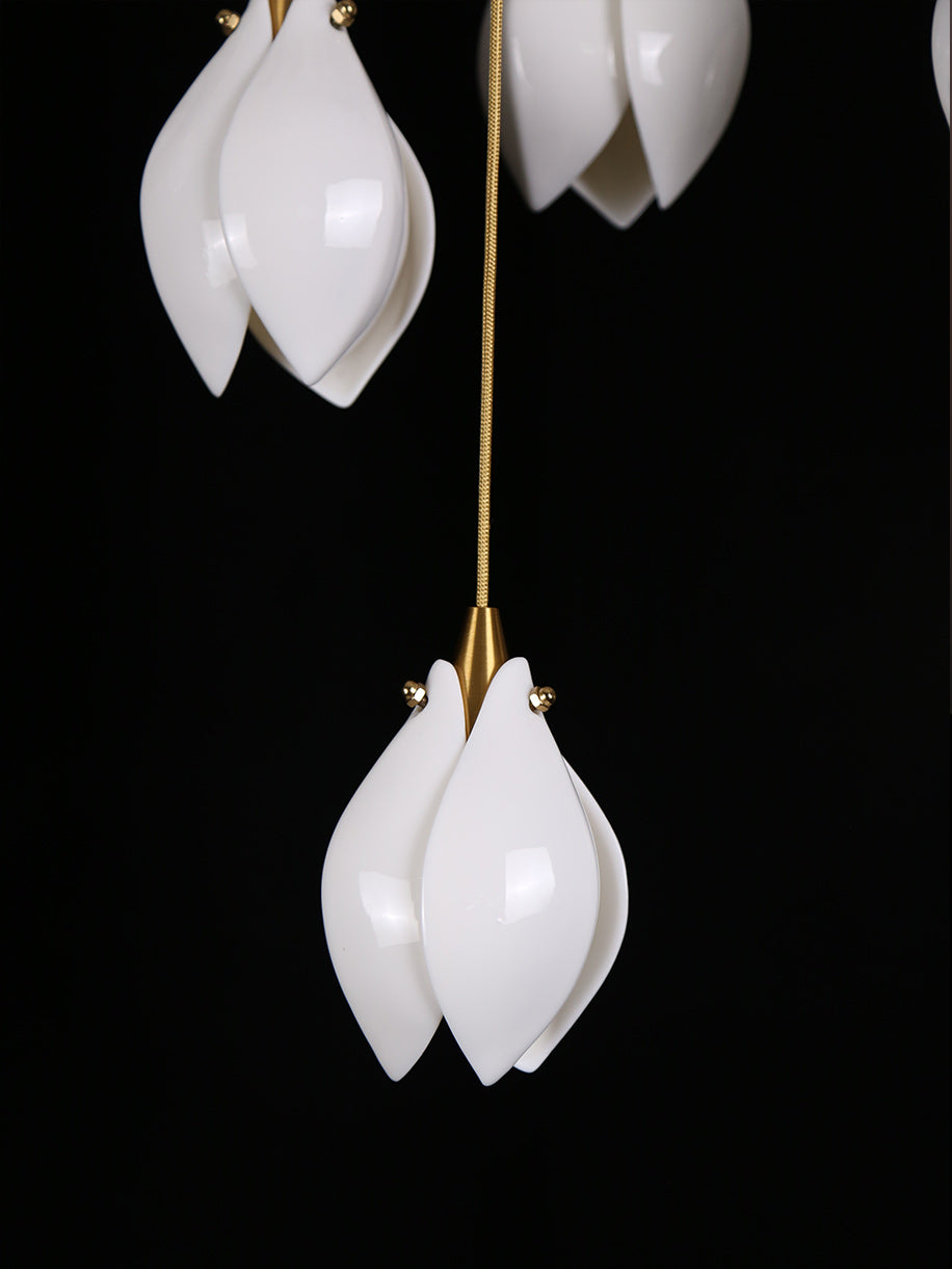 Lámpara colgante Bloom Porcelain Petals