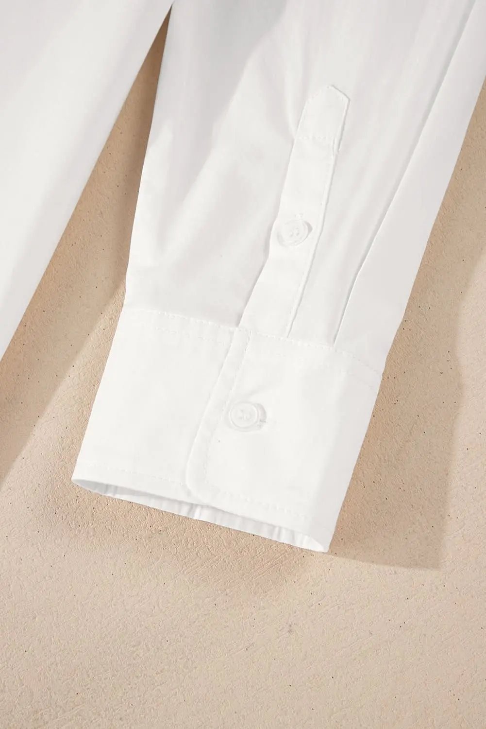 Love Salve White Lace Linen Shirt — Breathable Daily Blouse