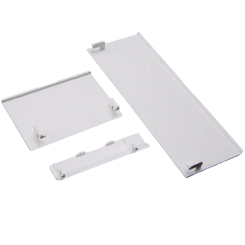 Tapas Antipolvo de 3 Piezas para Puertos, Compatible con Nintendo Wii (Negro y Blanco)