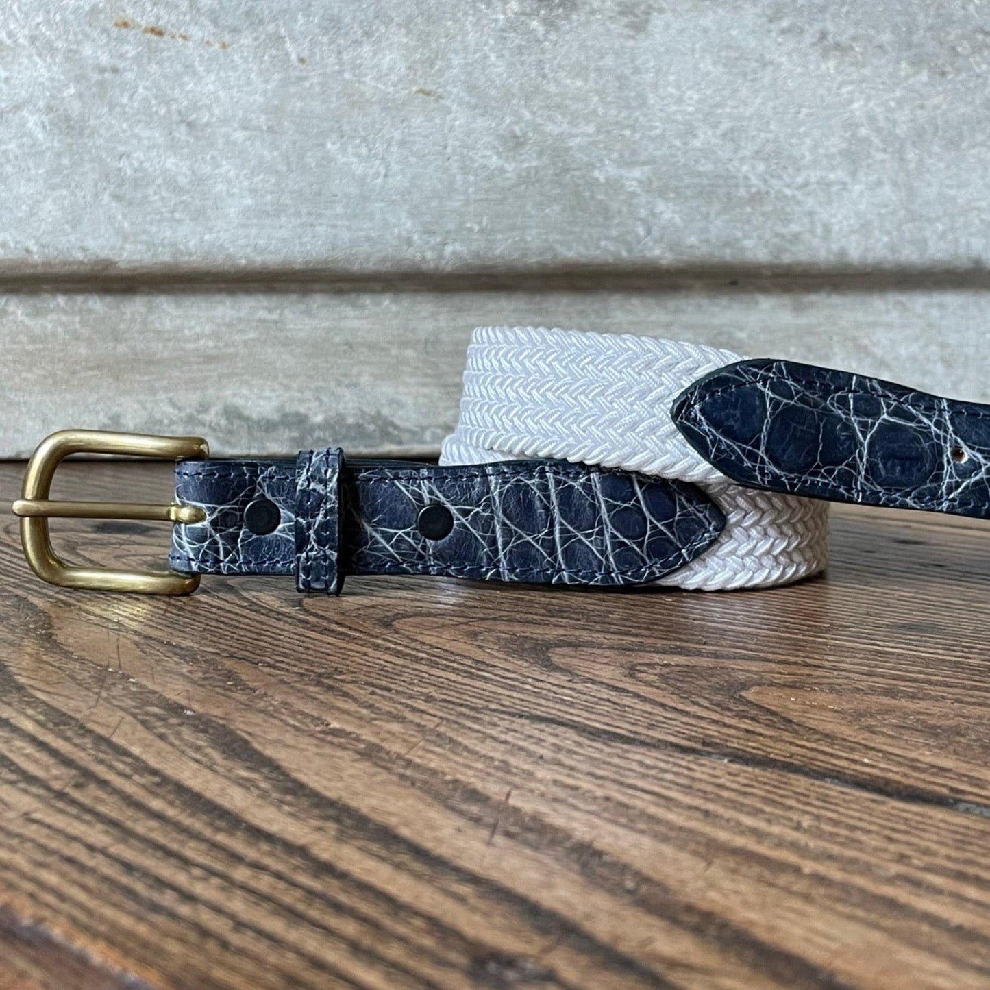 The Stretch Belt, White