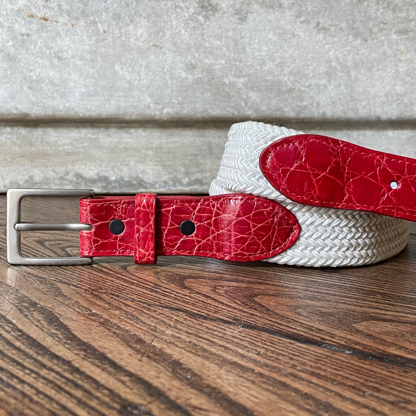 The Stretch Belt, White
