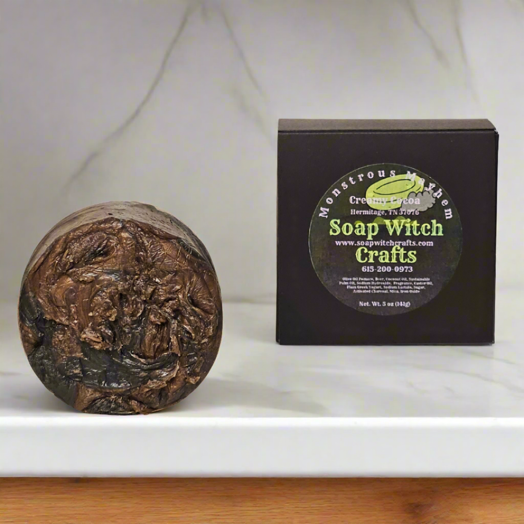 Jabón de Cerveza Monstrous Mayhem - Cacao Cremoso