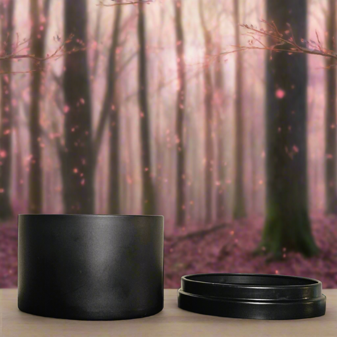 Vela de soja elegante Whimsy Spellfire en lata - Lila