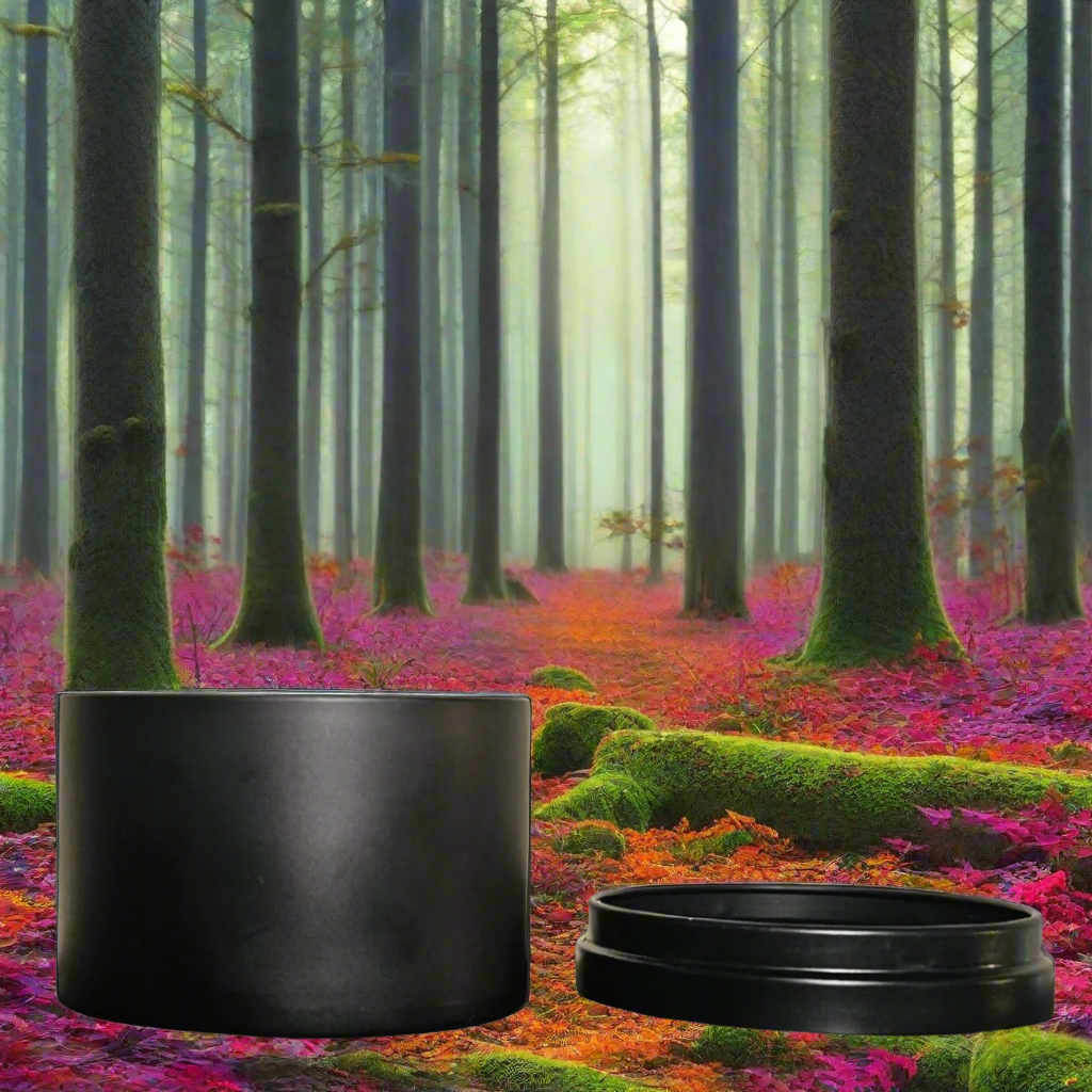 Vela de hojalata Whimsy Spellfire Elegante de soya - Avena Stout