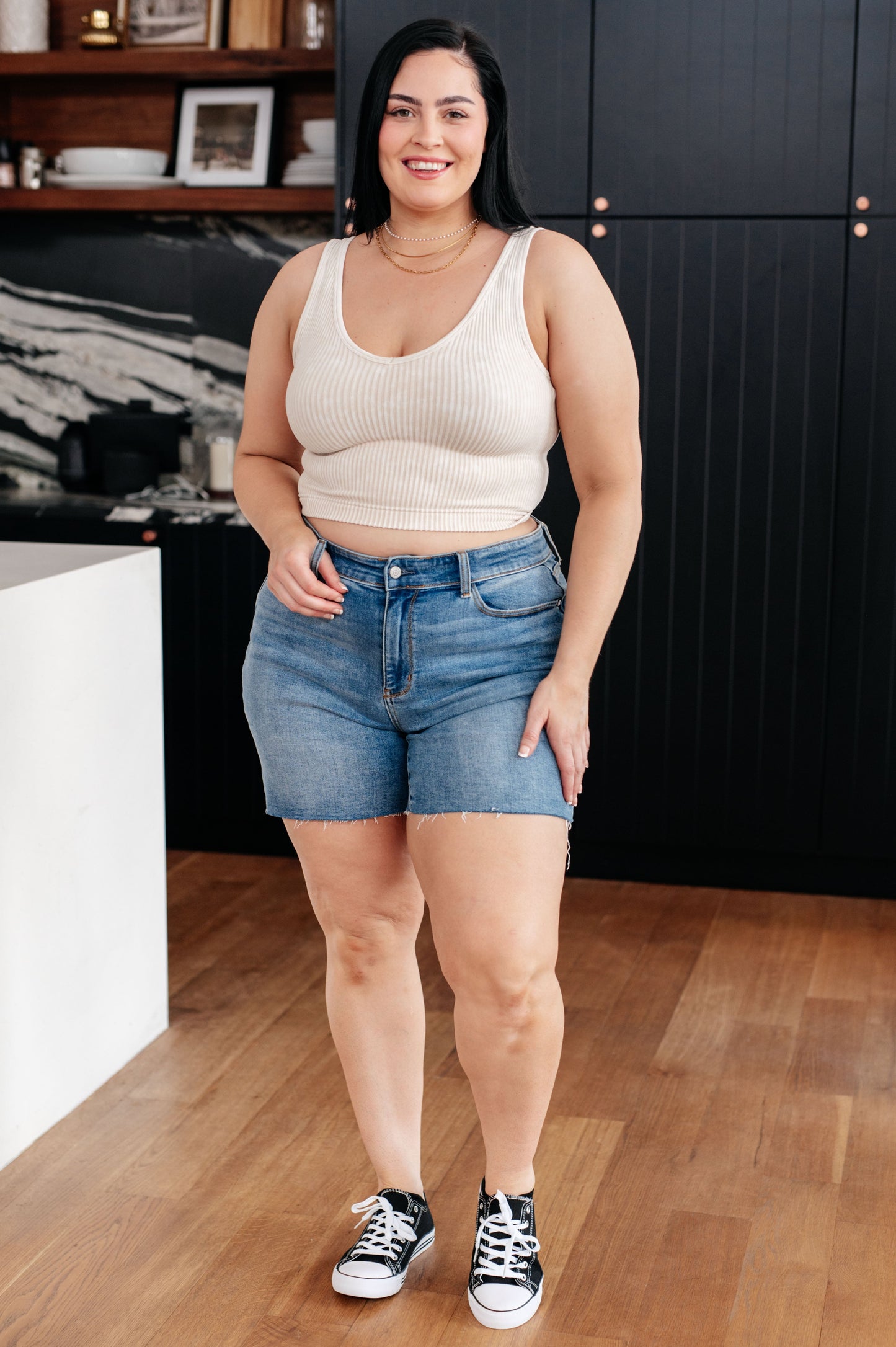 Pantalones cortos de mezclilla Willa High Rise Cutoff