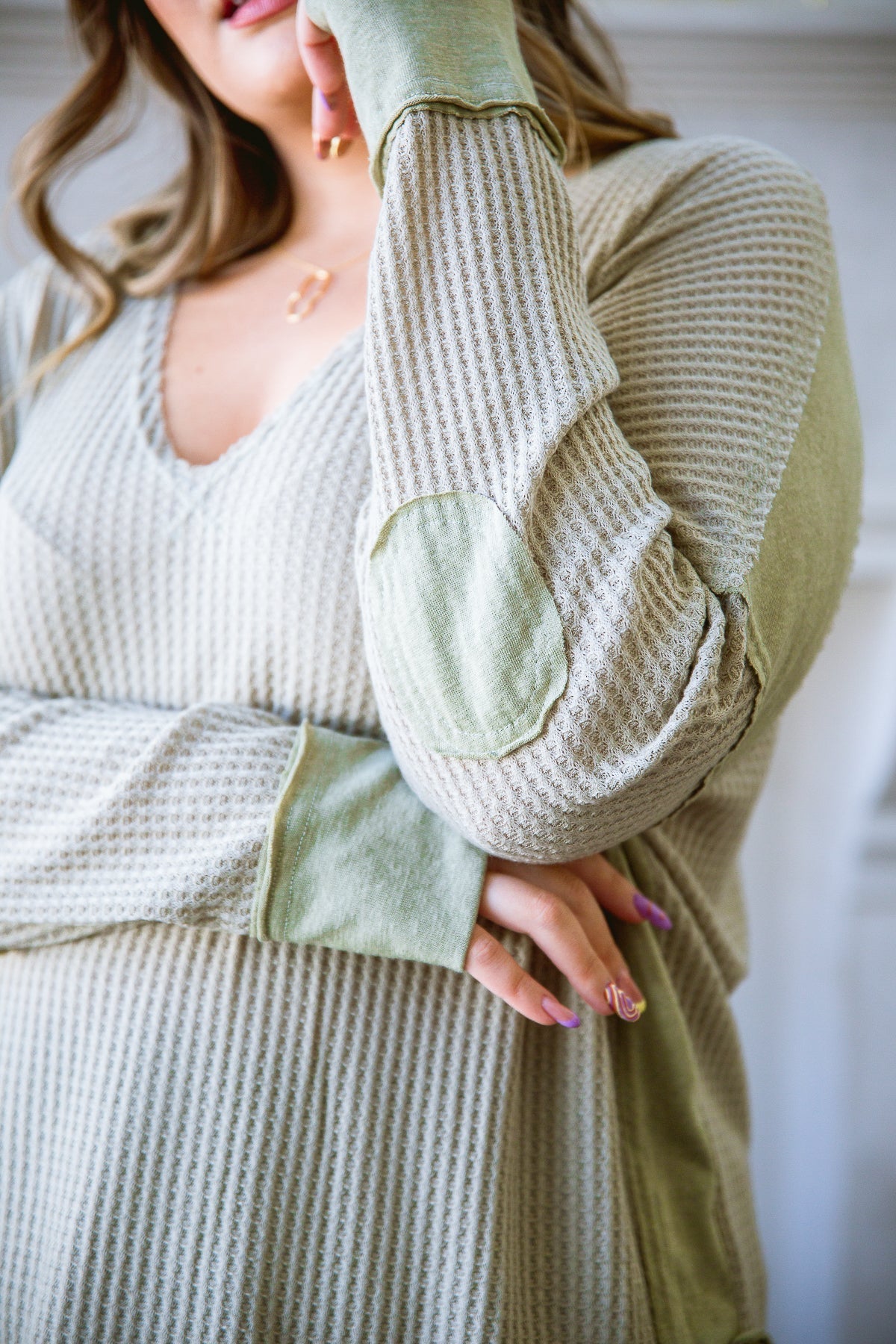 Blusa de Tirantes Winding Roads en Verde Salvia
