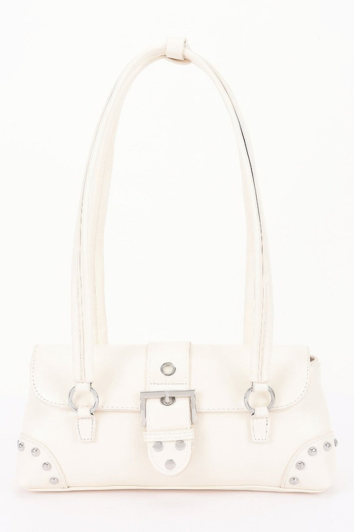 Women's Handbag Metal Studded Shoulder Bag - CHELSEA - BYMANYC ® New York