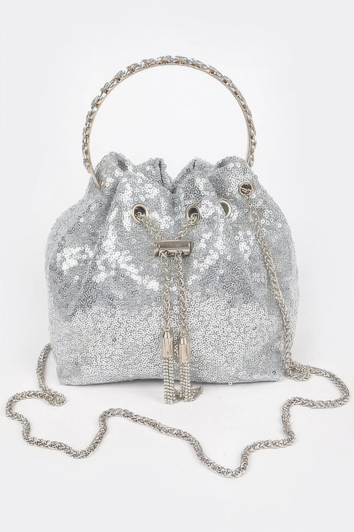 Women's Handbag Sequins Bucket Bag - NOHO - BYMANYC ® New York