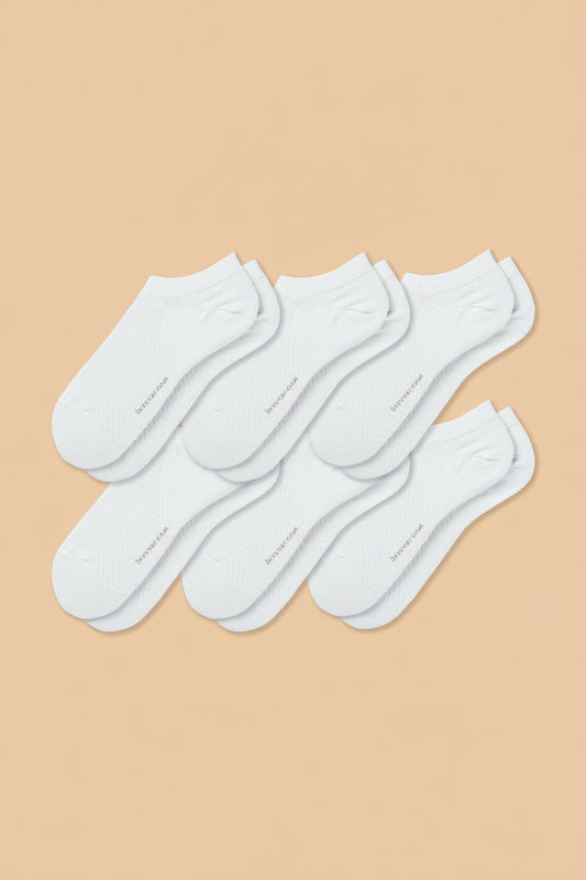 6-Pack Women's Antibacterial Massage Ankle Socks