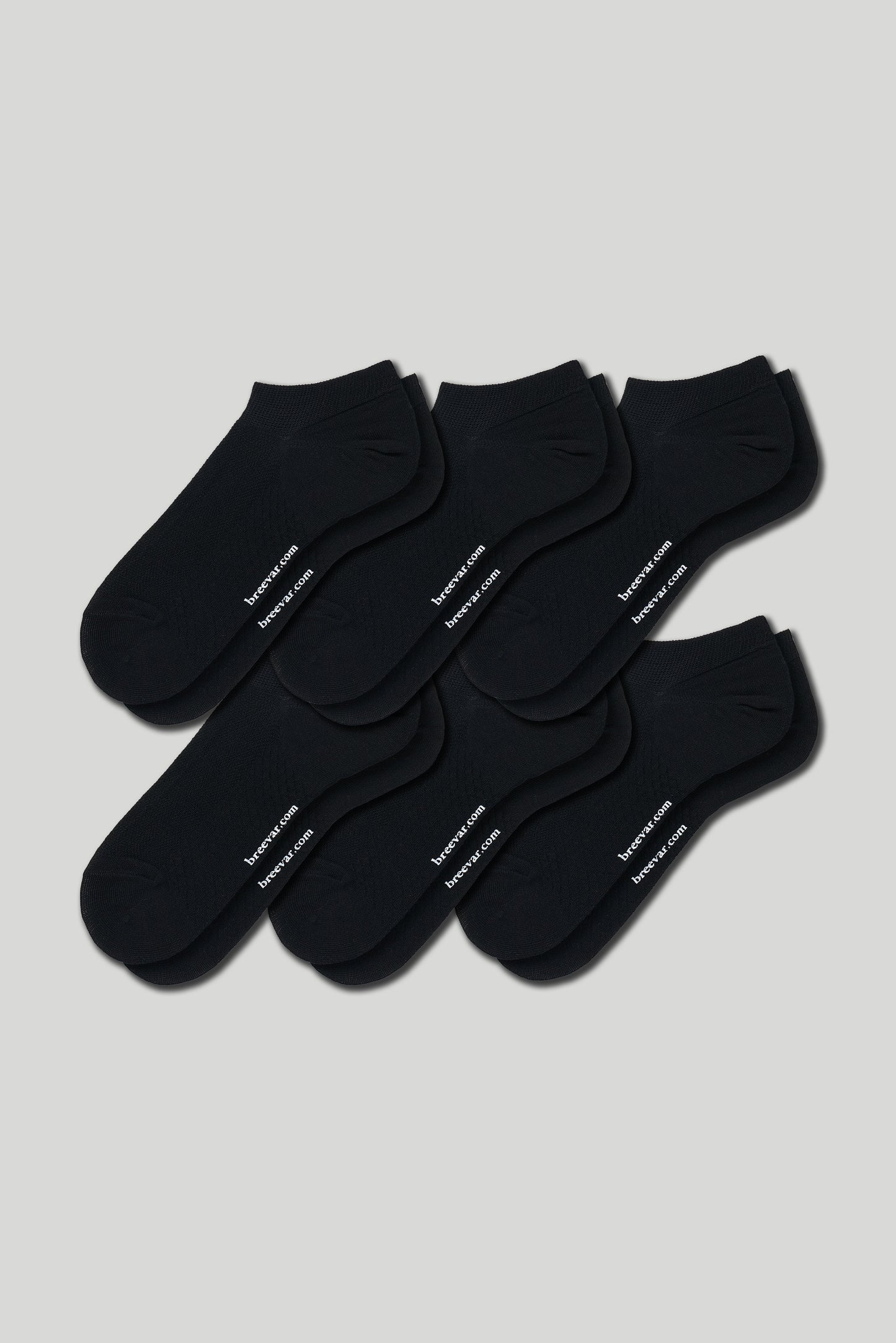 6-Pack Men's Antibacterial Massage Ankle Socks