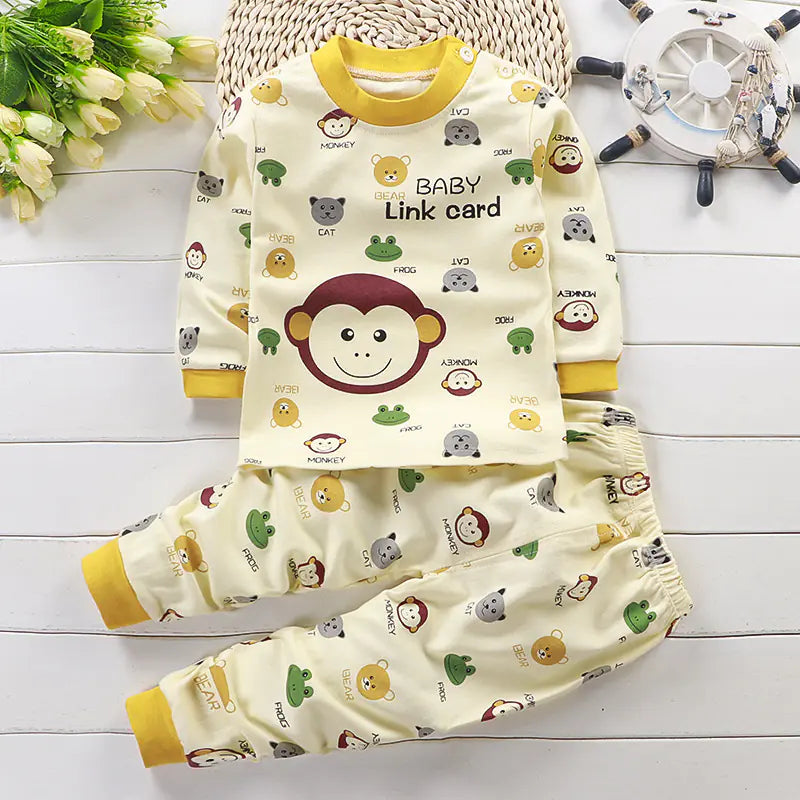 Boys' Cotton Autumn Winter Underwear Set (Wholesale)