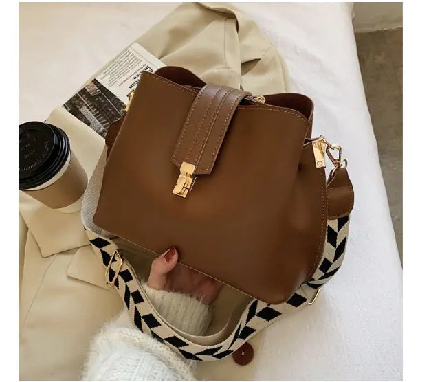 Bolso Cubo Moderno para Mujer - Bandolera Estilo Coreano