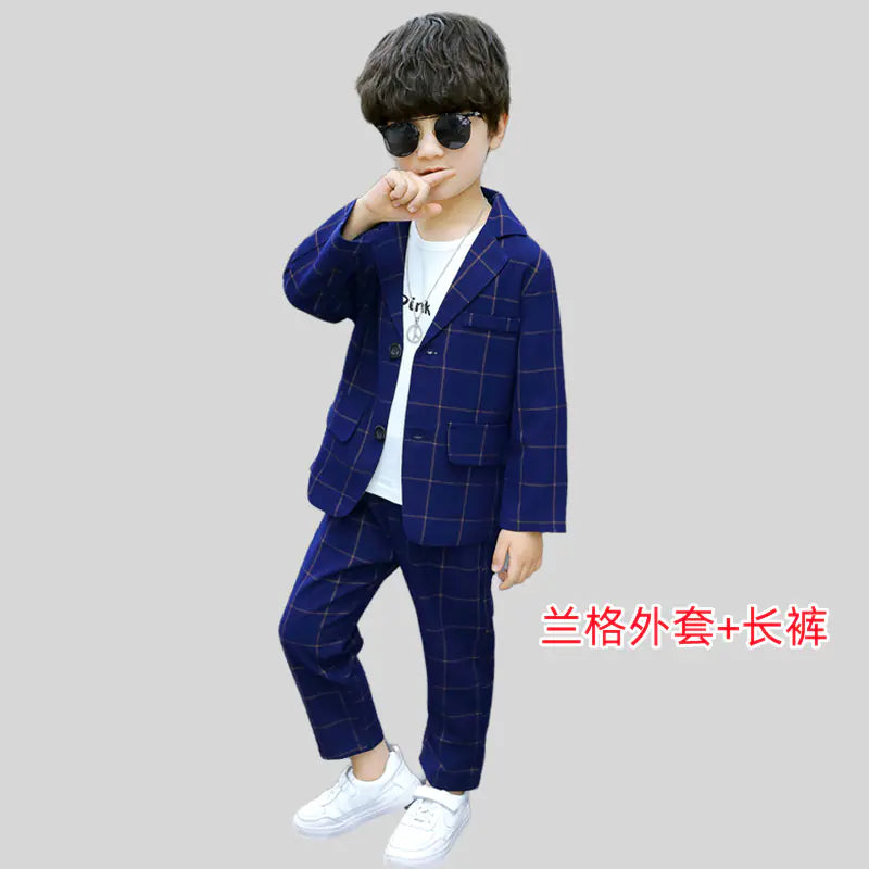 Boys' Stylish Suit Set for Autumn Winter Events
