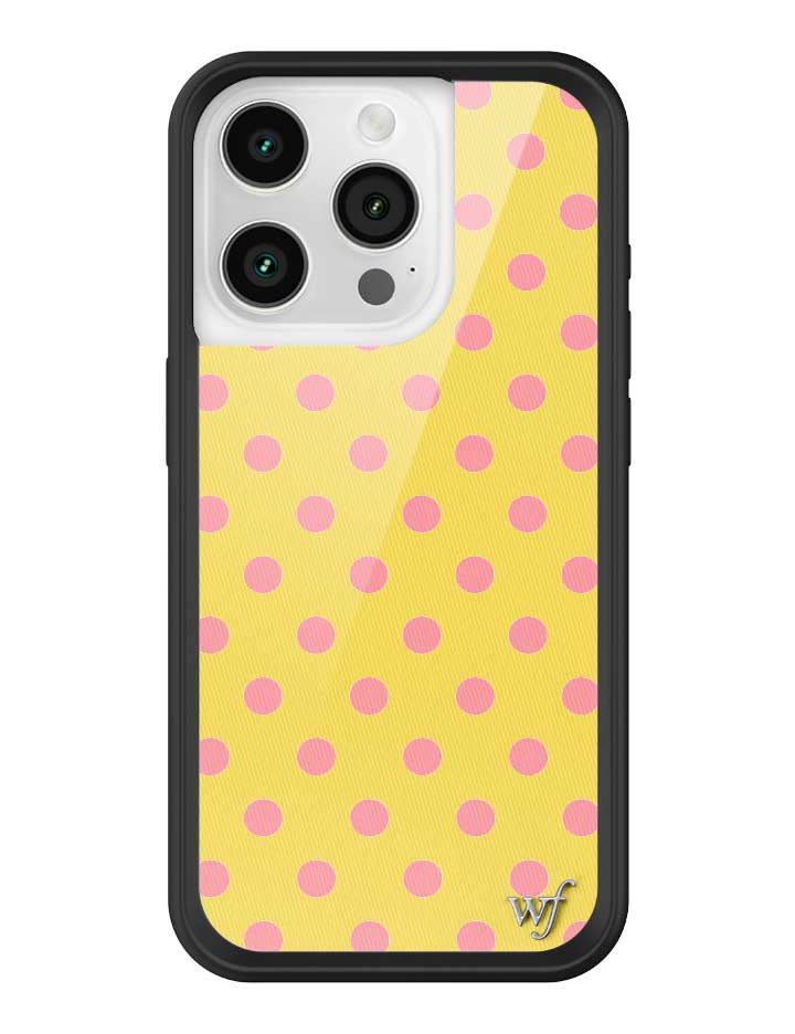 Polka Dot | Yellow and Pink iPhone Case