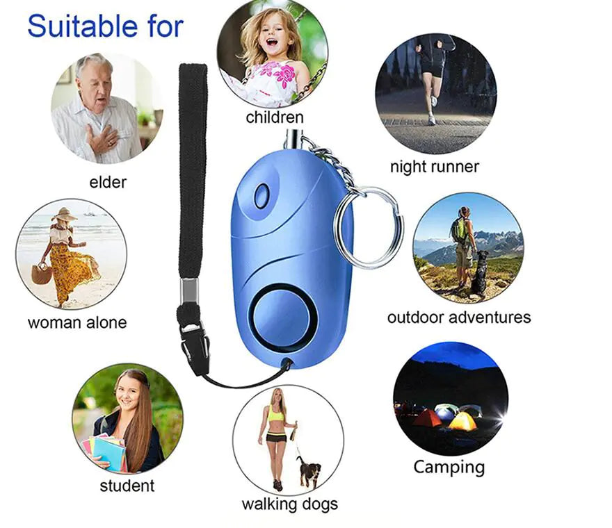 Multi-Color Personal Defense Flashlight with Light