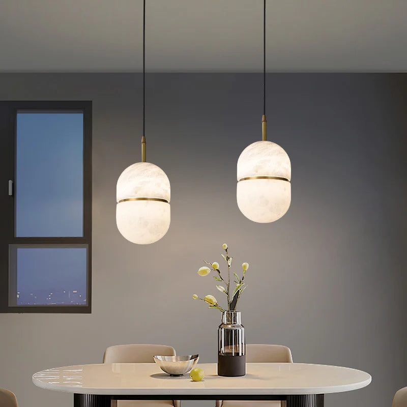 YUM Alabaster Pendant Light