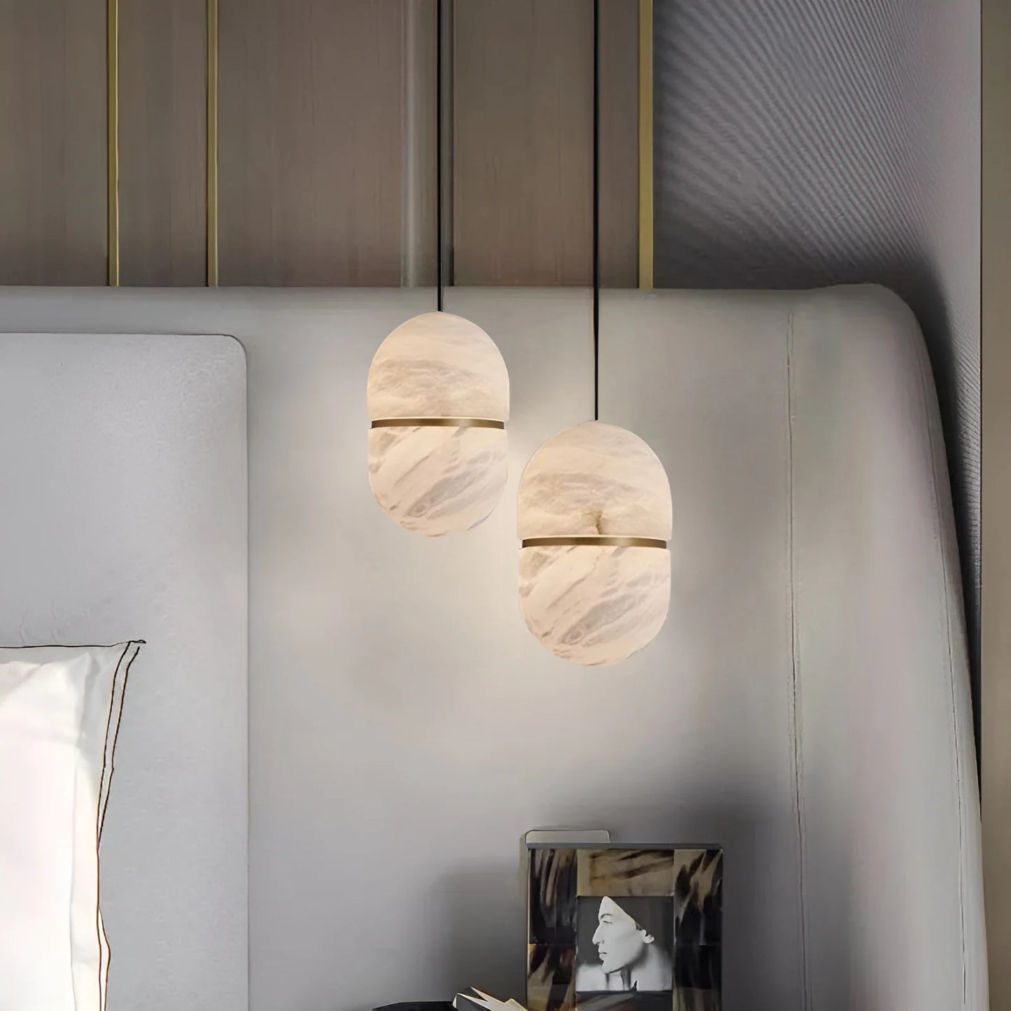YUM Alabaster Pendant Light