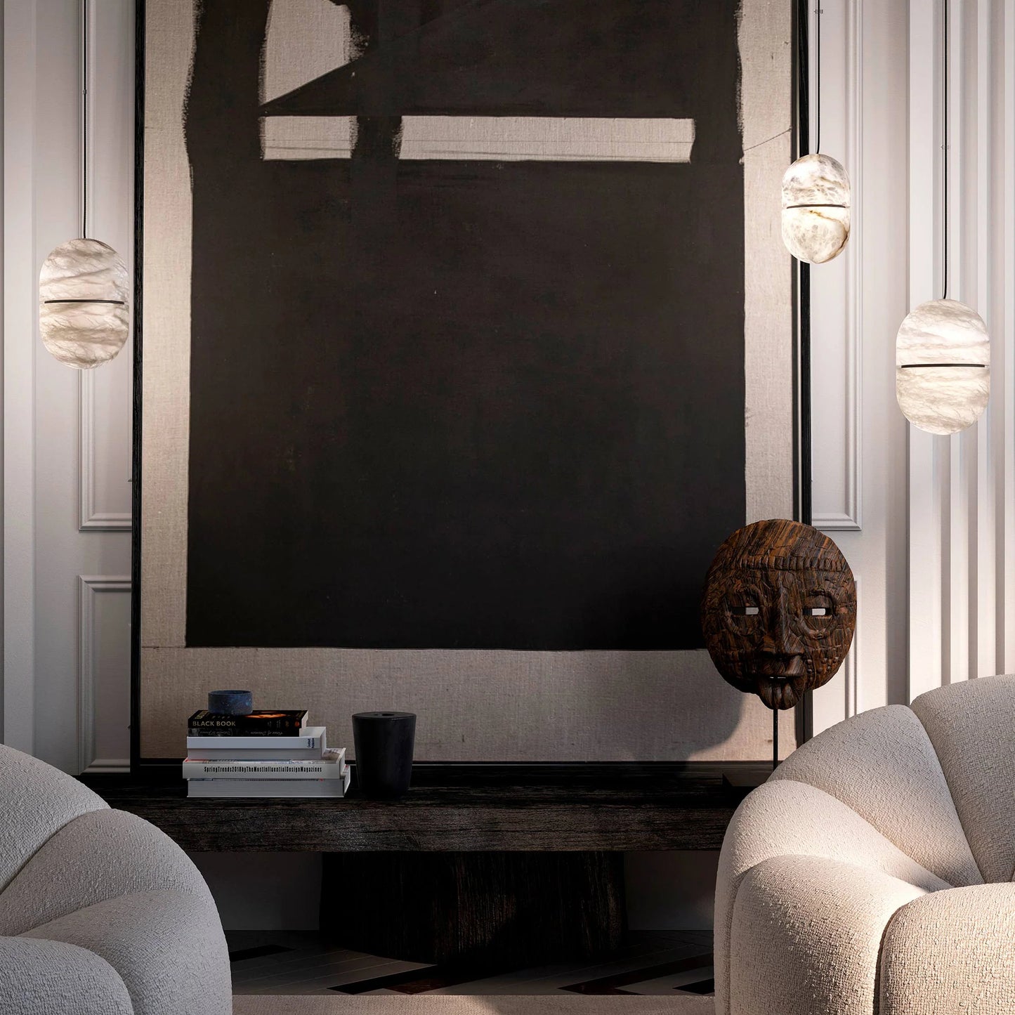 YUM Alabaster Pendant Light