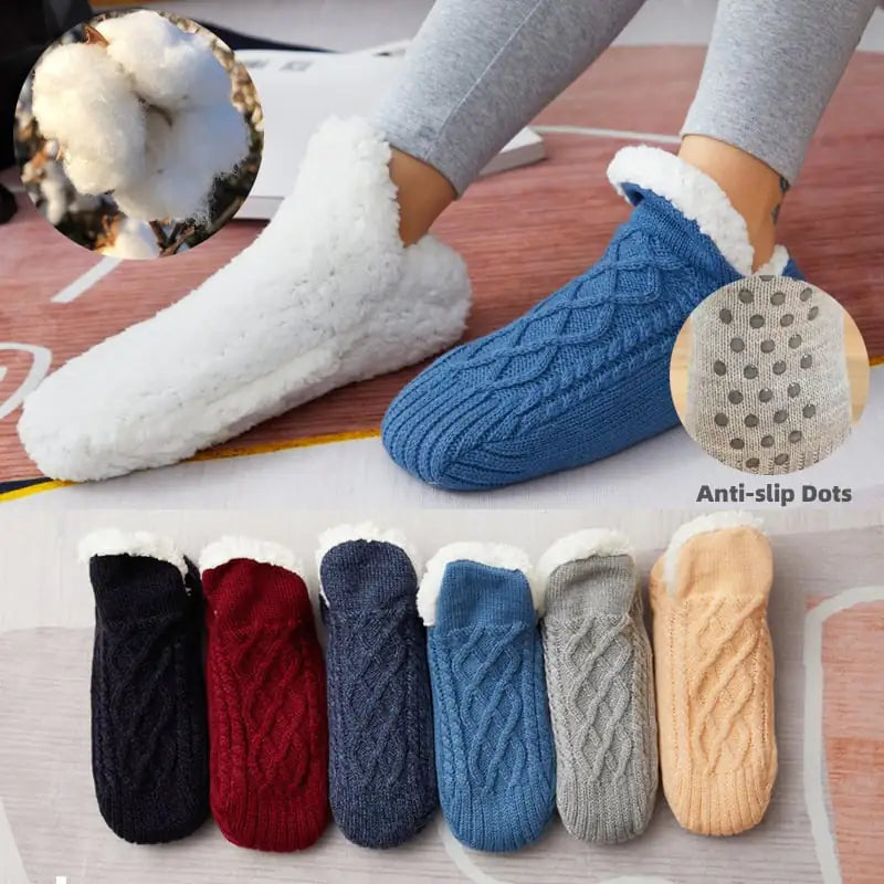 Winter Woolen Socks for Men and Women - Non-slip Warmth