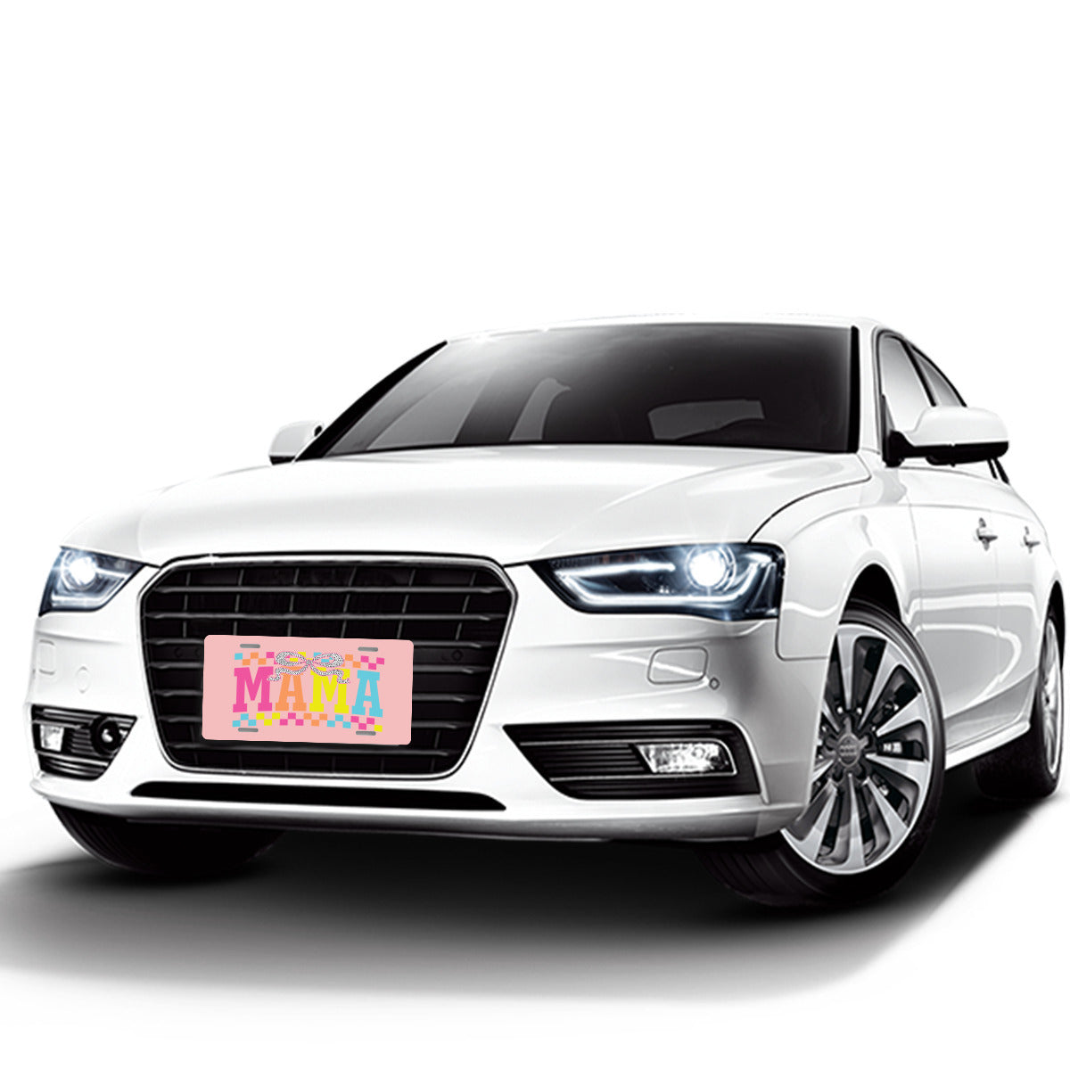 Mama Pink Aluminum Vaniety License Plate Auto Accessory