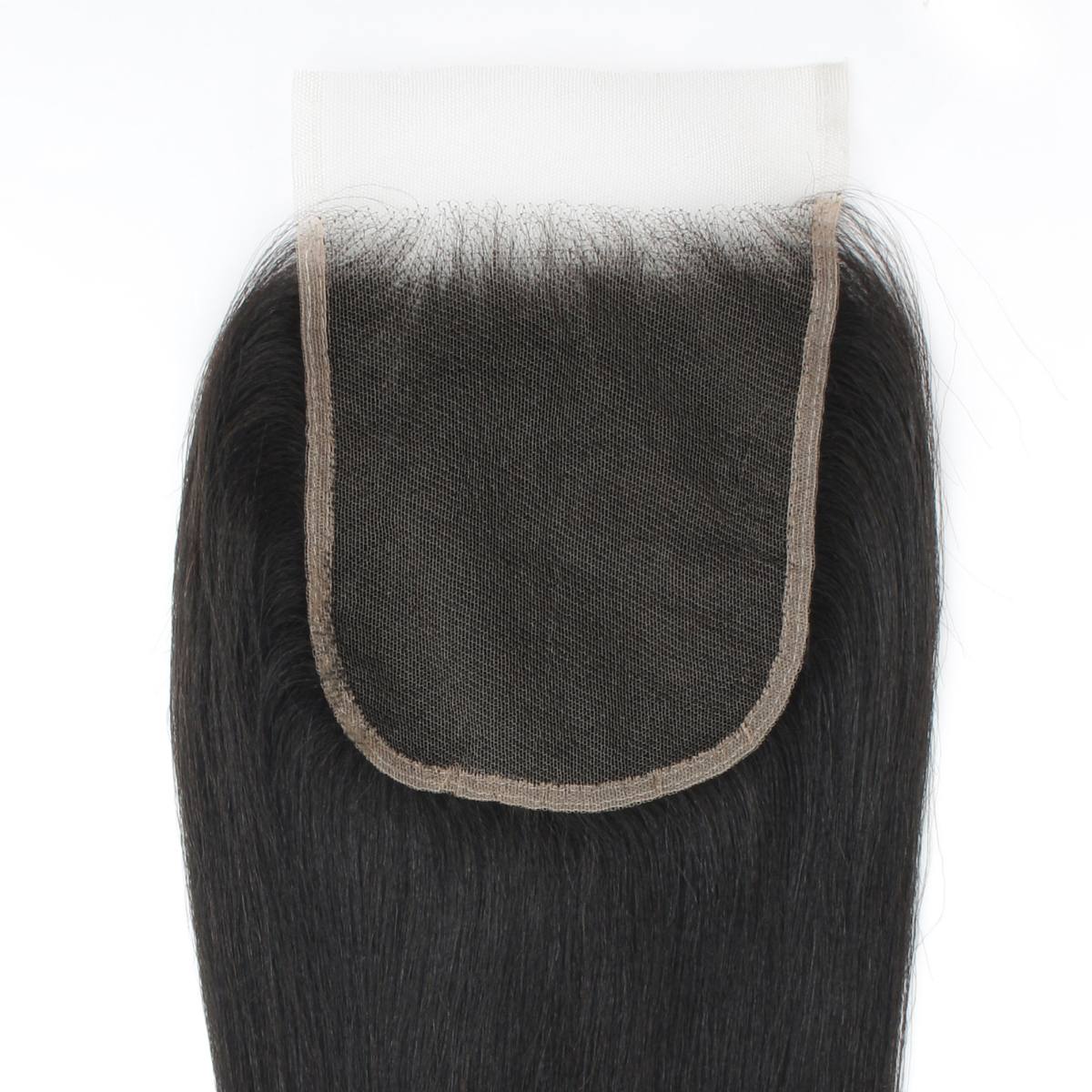Cierre de cabello humano Yaki Liso 5x5 HD Lace