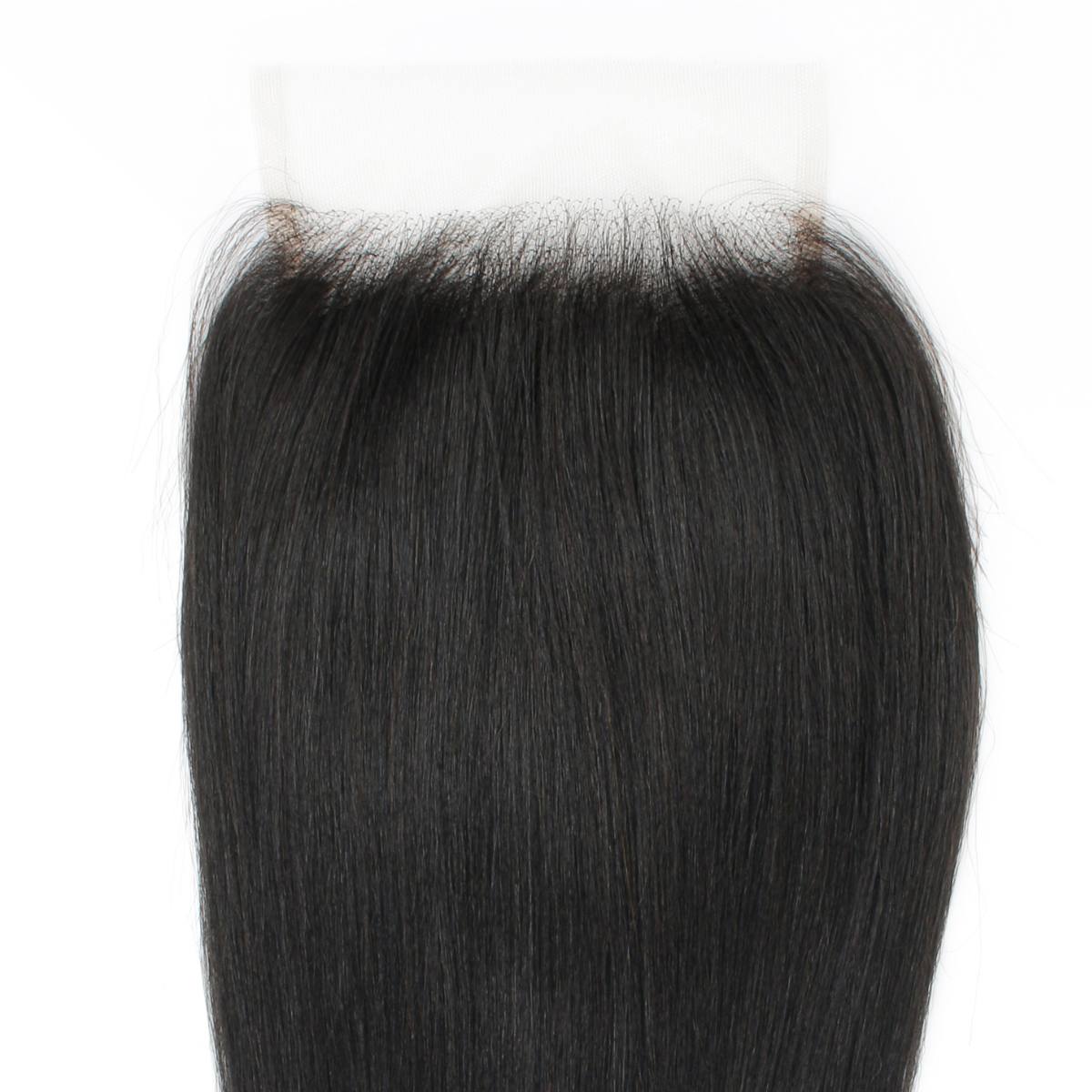 Cierre de cabello humano Yaki Liso 5x5 HD Lace