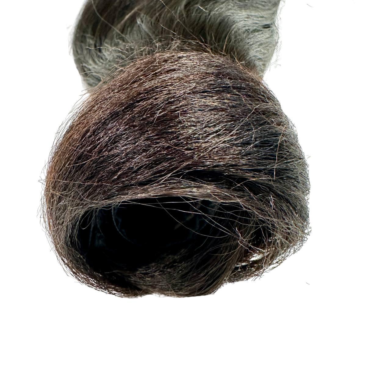 Cola de caballo Yaki lisa, 100 % cabello humano