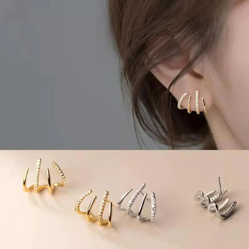 Pendientes y aretes de mujer de estilo fresco y a la moda