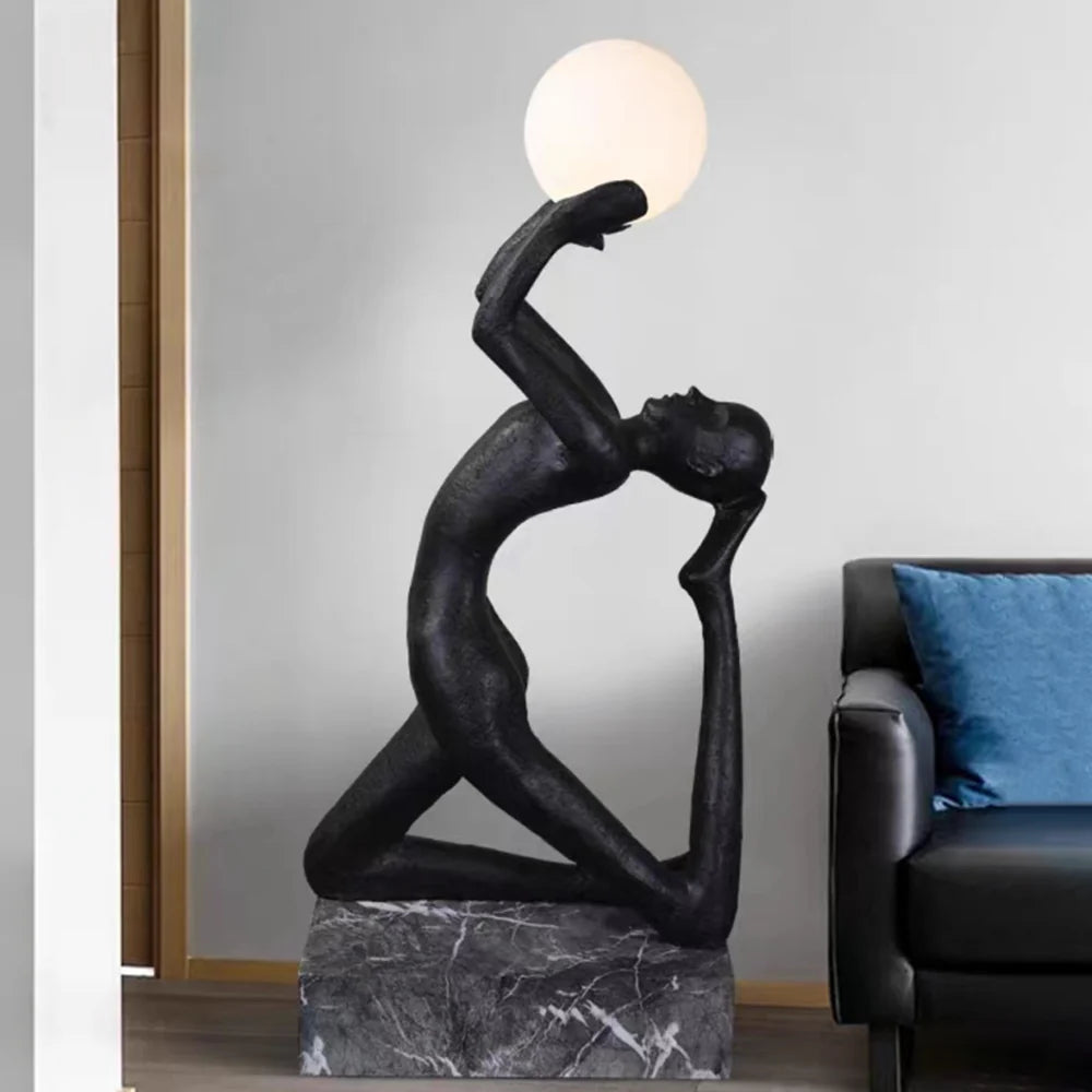Lámpara de pie Escultura Yoga