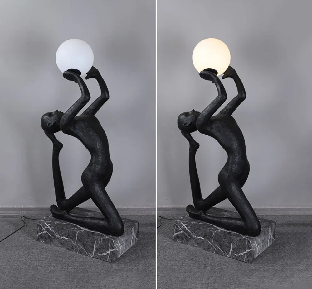 Lámpara de pie Escultura Yoga