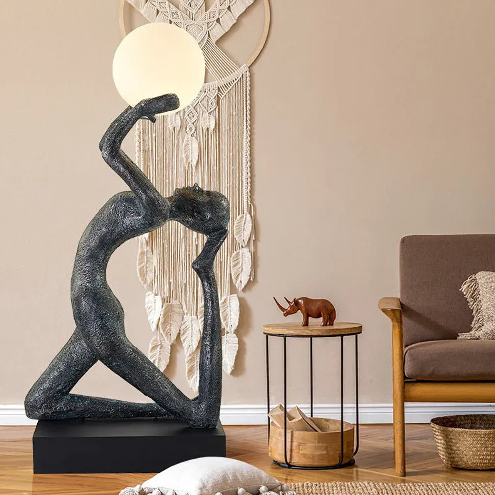 Lámpara de pie Escultura Yoga