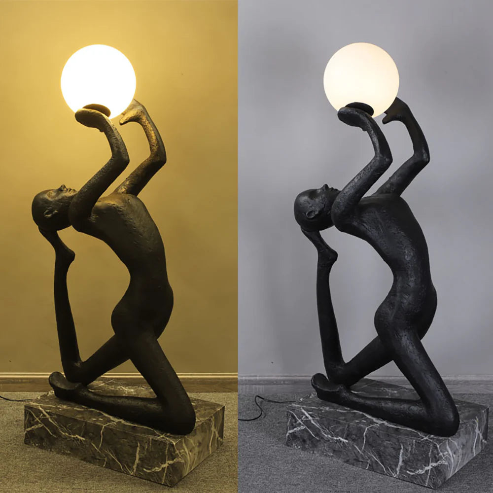 Lámpara de pie Escultura Yoga