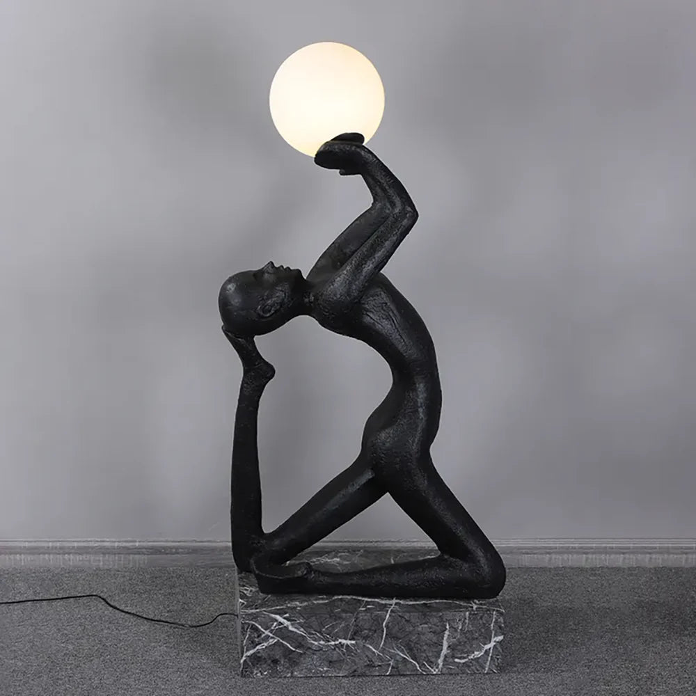Lámpara de pie Escultura Yoga
