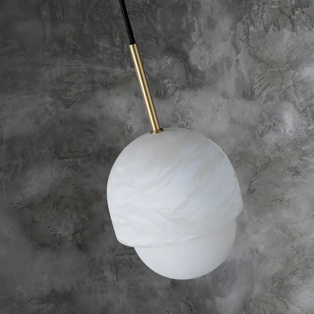 Lámpara Colgante Moderna Yoko de Alabastro