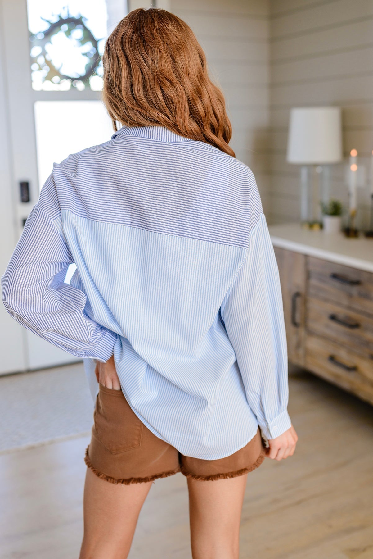 Camisa de rayas abotonada Tuya o Mía