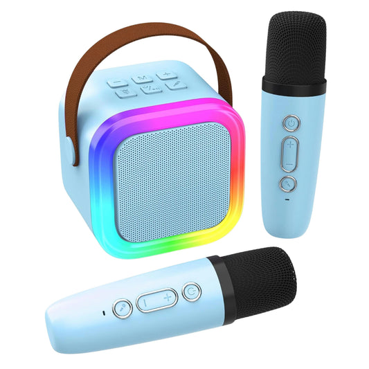 Máquina de Karaoke Portátil – Altavoz Bluetooth con Micrófono Inalámbrico, Sonido Claro y Potente