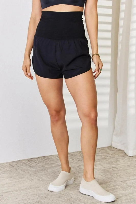Trendsi High Waist Tummy Control Women's Shorts Activewear USA Made!