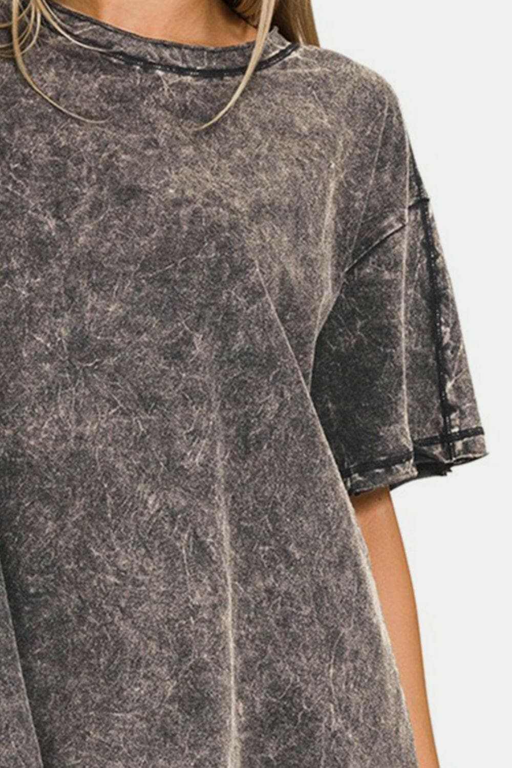 Women's Blouse Blouse - Dropped Shoulder - Zenana Style