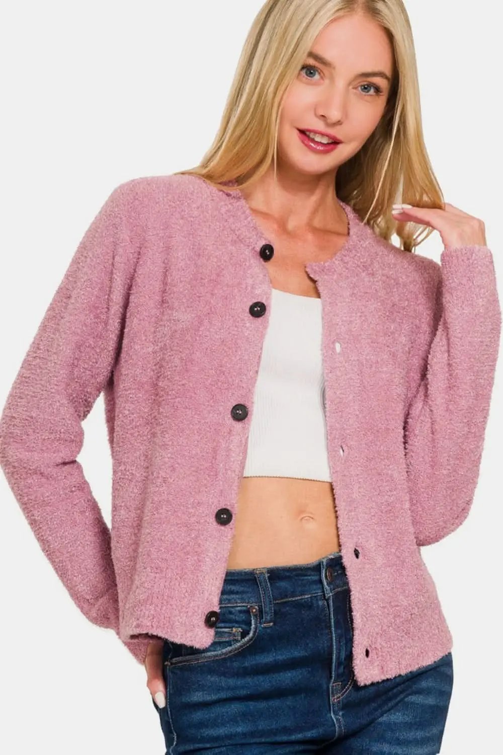 Trendsi Women's Cardigan Lightweight Knit — Versatile Layering Essential