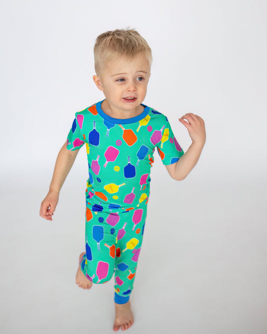 Pickleball Short Sleeve Pajama Set