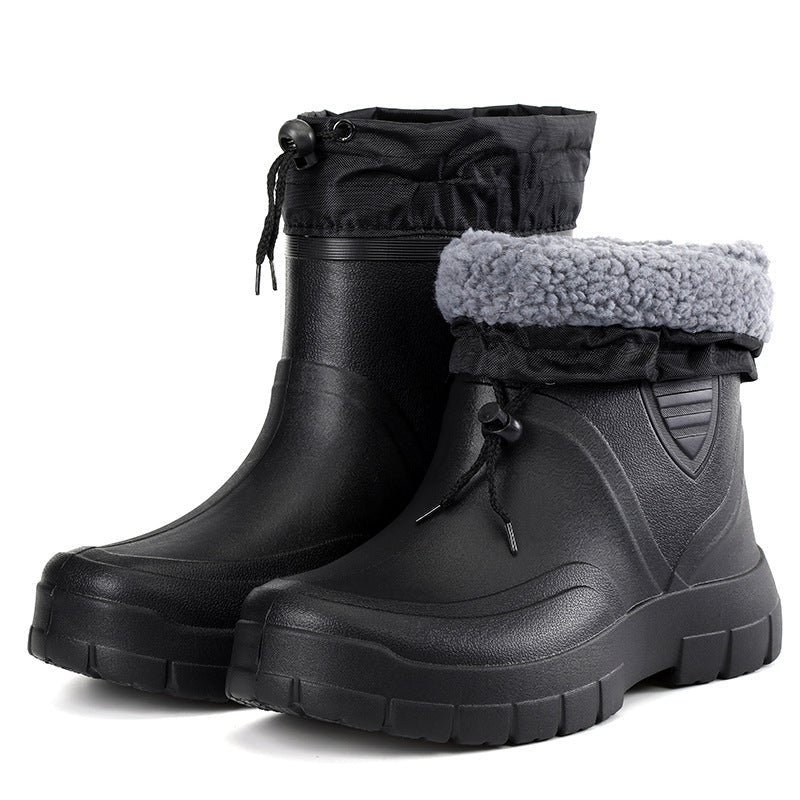 Men's EVA Low Barrel Rubber Shoes