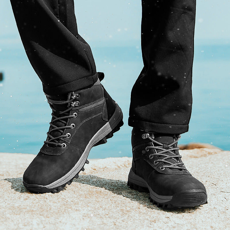 Men's Fleece-Lined Martin Boots