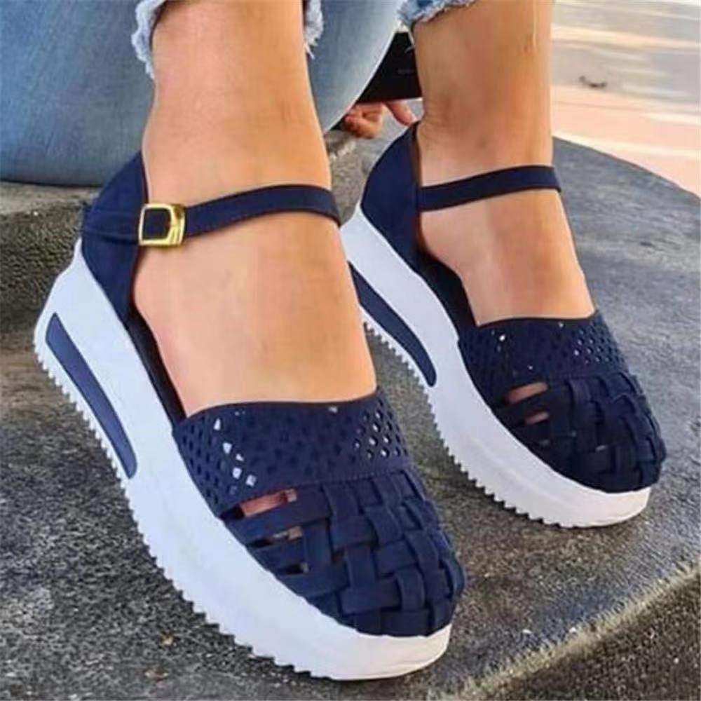 Women's Summer Fashion Thick Bottom Toe Cap Sandals